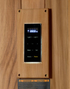 Golden Designs Sundsvall 2 Person Indoor Traditional Sauna, Digital Control