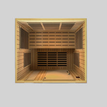 Load image into Gallery viewer, Dynamic Saunas Lugano 3 Person Low EMF Far Infrared Sauna, DYN-6336-02 - Top View