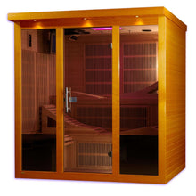 Load image into Gallery viewer, Dynamic Saunas Monaco 6 Person Ultra Low EMF FAR Infrared Sauna DYN-6996-01