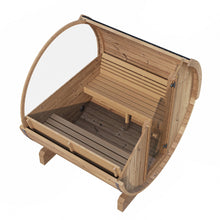 Load image into Gallery viewer, SaunaLife E7W 4 Person Barrel Sauna Top View