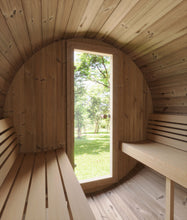 Load image into Gallery viewer, SaunaLife E7W 4 Person Barrel Sauna Front Door