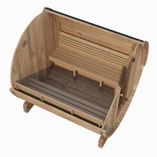 Load image into Gallery viewer, SaunaLife E8 6 Person Barrel Sauna Top View