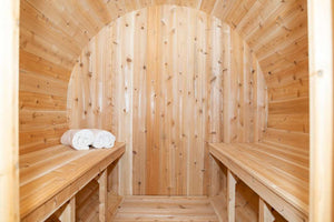 Canadian Timber Harmony CTC22W Traditional Outdoor Barrel Sauna