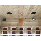 Load image into Gallery viewer, Interior of SunRay Saunas Cayenne Outdoor Infrared Sauna 2