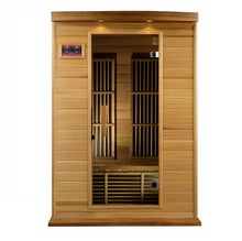 Load image into Gallery viewer, Maxxus Saunas 2 Person Low EMF FAR Infrared Canadian Red Cedar Sauna MX-K206-01 CED