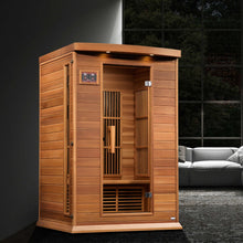 Load image into Gallery viewer, Maxxus 2 Person Near Zero EMF FAR Infrared Sauna MX-K206-01-ZF CED, Cholet Edition