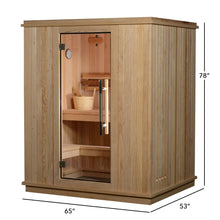 Load image into Gallery viewer, Almost Heaven Madison 2-3 Person Indoor Traditional Sauna