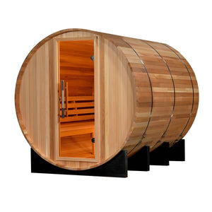 6 Person Barrel Sauna 