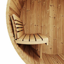 Load image into Gallery viewer, SaunaLife E8 6 Person Barrel Sauna Interior Bench