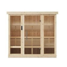 Load image into Gallery viewer, SaunaLife Model X7 6 Person Indoor Traditional Sauna Exterior 3