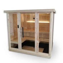 Load image into Gallery viewer, SaunaLife Model X7 6 Person Indoor Traditional Sauna Exterior 2