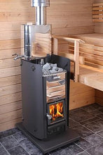 Load image into Gallery viewer, Harvia Pro 26 Wood Burning Sauna Heater In Sauna 2