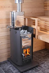 Harvia Pro 36 Wood Burning Sauna Stove In Sauna 2