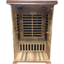 Load image into Gallery viewer, HL200K Sierra 2 Person FAR Infrared Sauna Inside
