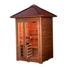 Load image into Gallery viewer, SunRay Saunas Bristow 2 Person Outdoor Traditional Sauna