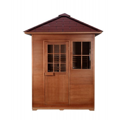 SunRay Saunas Freeport 3 Person Outdoor Traditional Sauna HL300D1