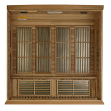 Load image into Gallery viewer, Maxxus 4 Person Low EMF FAR Infrared Canadian Red Cedar Sauna MX-K406-01 CED