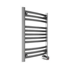 Load image into Gallery viewer, Broadway Collection® Wall-Mounted Electric Towel Warmer with Digital Timer in Polished Chrome