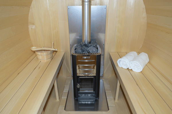 Harvia M3 Wood Burning Sauna Heater with Chimney