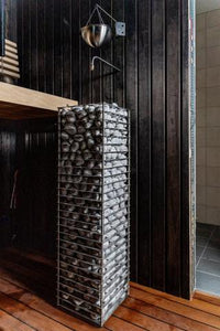 Huum Cliff Electric Sauna Heater in a sauna
